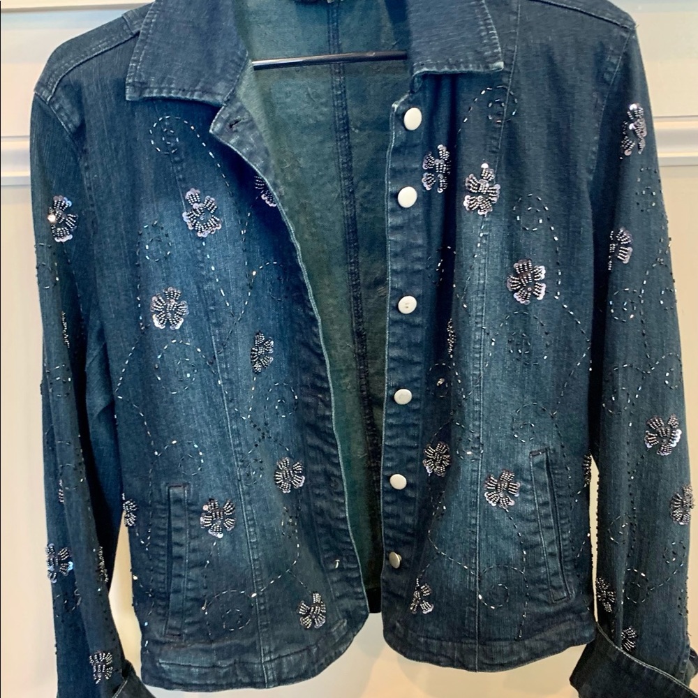 Woman’s blue Jean jacket